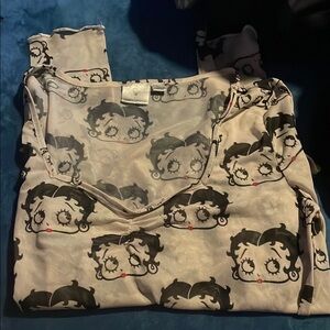 Cartoon Character Print Top